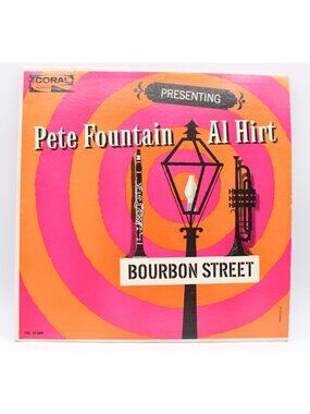 Pete Fountain Al Hirt Bourbon Street Jazz Icons Vinyl LP Record Vtg USA Trumpet